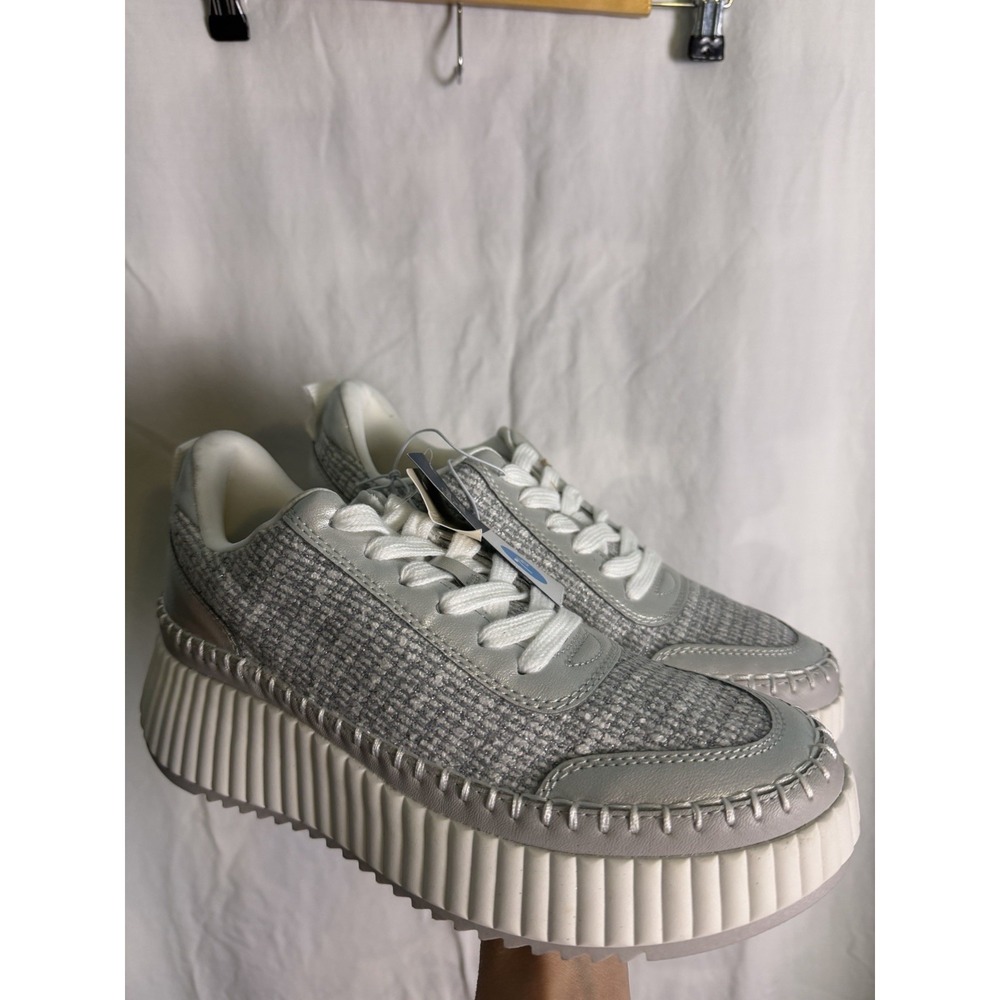 Universal Threads Women's Grey Silver Platform Sneakers Size 7.5 Nwt Read